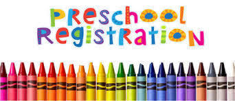 Preschool-REGISTRATION OPENS 2-8-2021