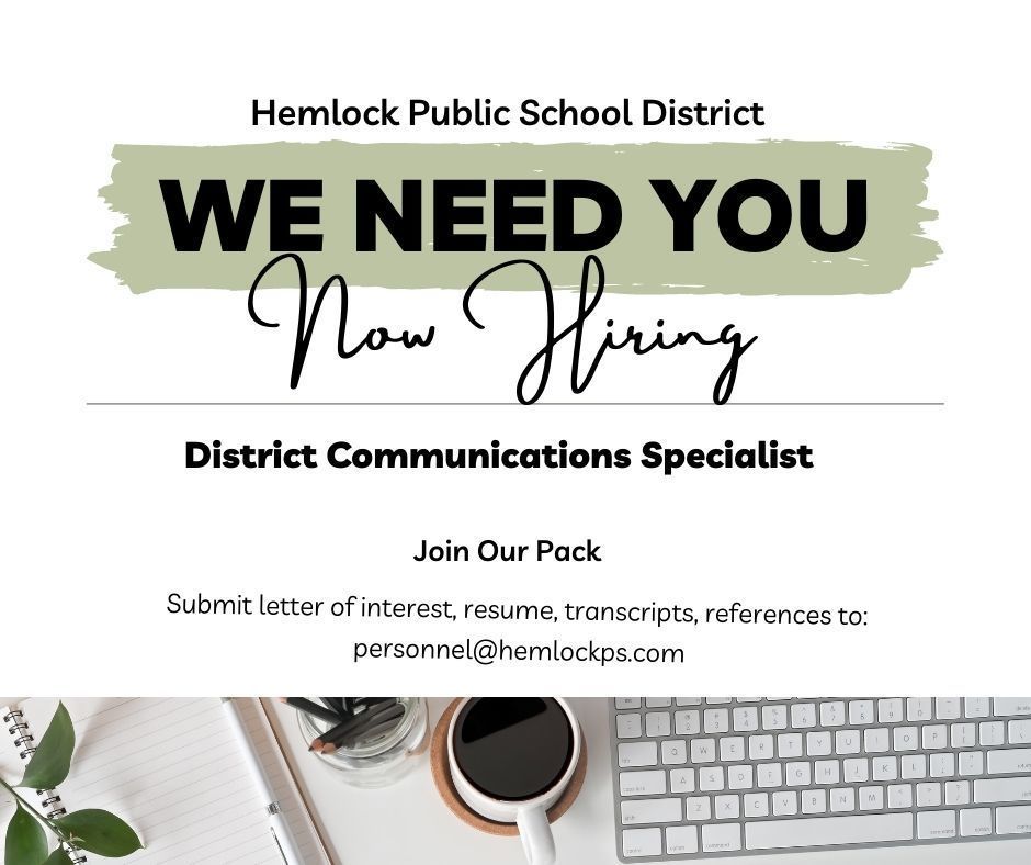 We Need You Communications Specialist