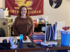 Middle School Welcomes a New Huskie to Social Studies